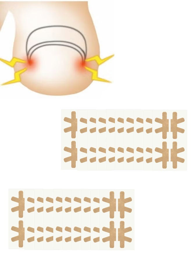 ٢٠ قطعة لعلاج الأظافر الناشبة، شرائط مسامية للأظافر الناشبة، أداة غير مؤلمة لإزالة الأظافر الناشبة والعناية بها، حل للعناية بالقدمين في المنزل - Image 1